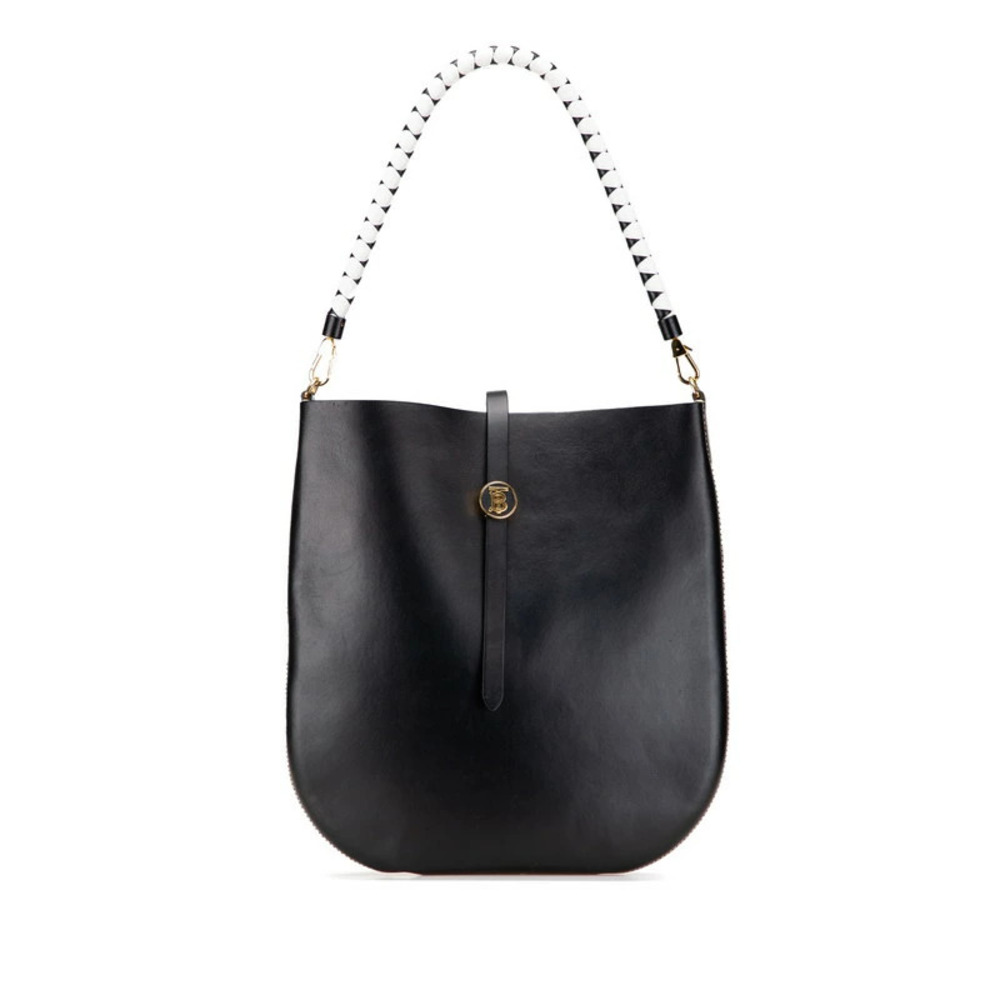 Burberry TB Hobo bag black leather